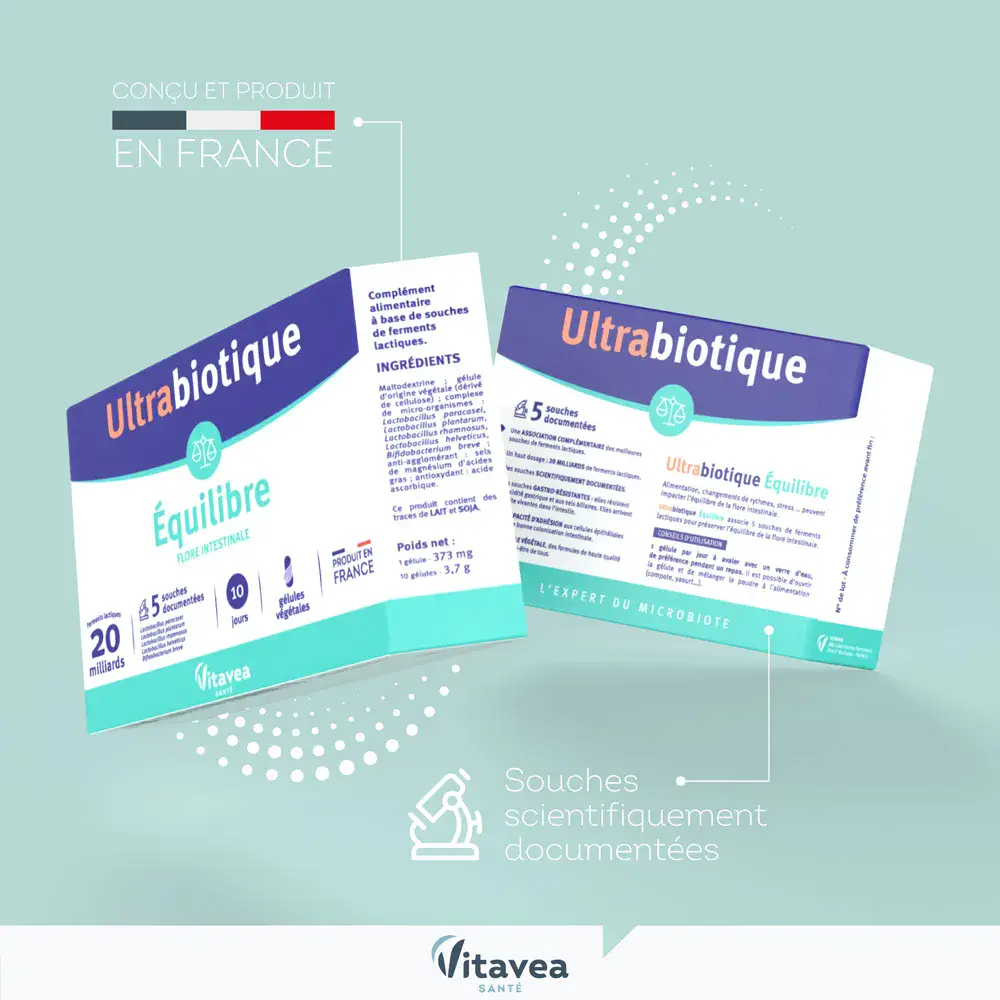 VITAVEA Ultrabiotique Equilibre 10 Gelules