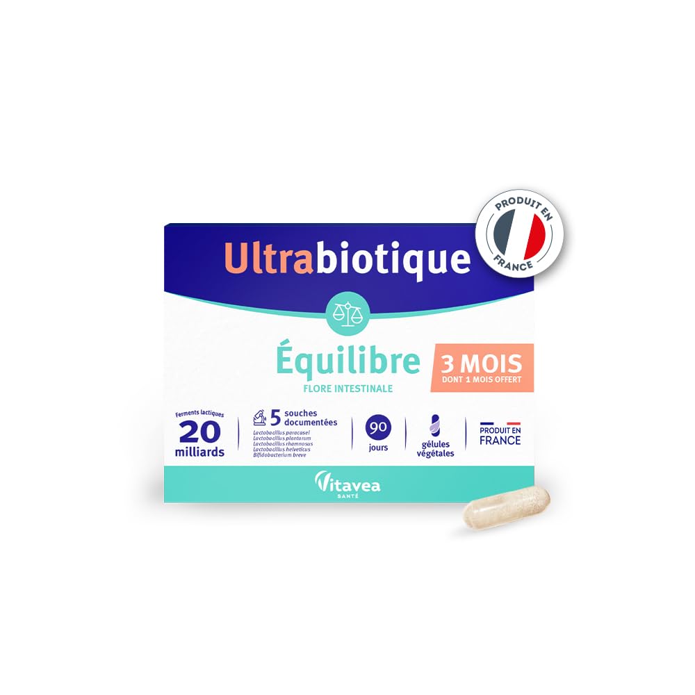 VITAVEA Ultrabiotique Equilibre 10 Gelules