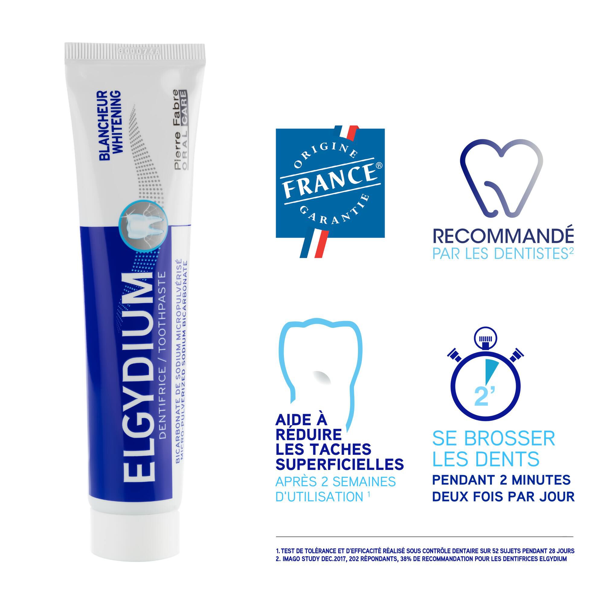 Elgydium Dentifrice Blancheur 75ml