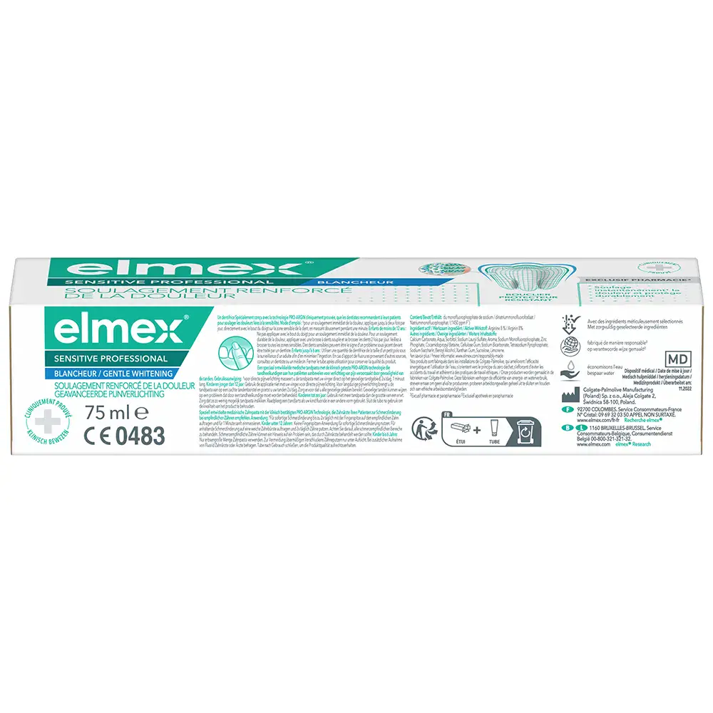ELMEX Dentifrice Sensitive Professional Blancheur 75ml