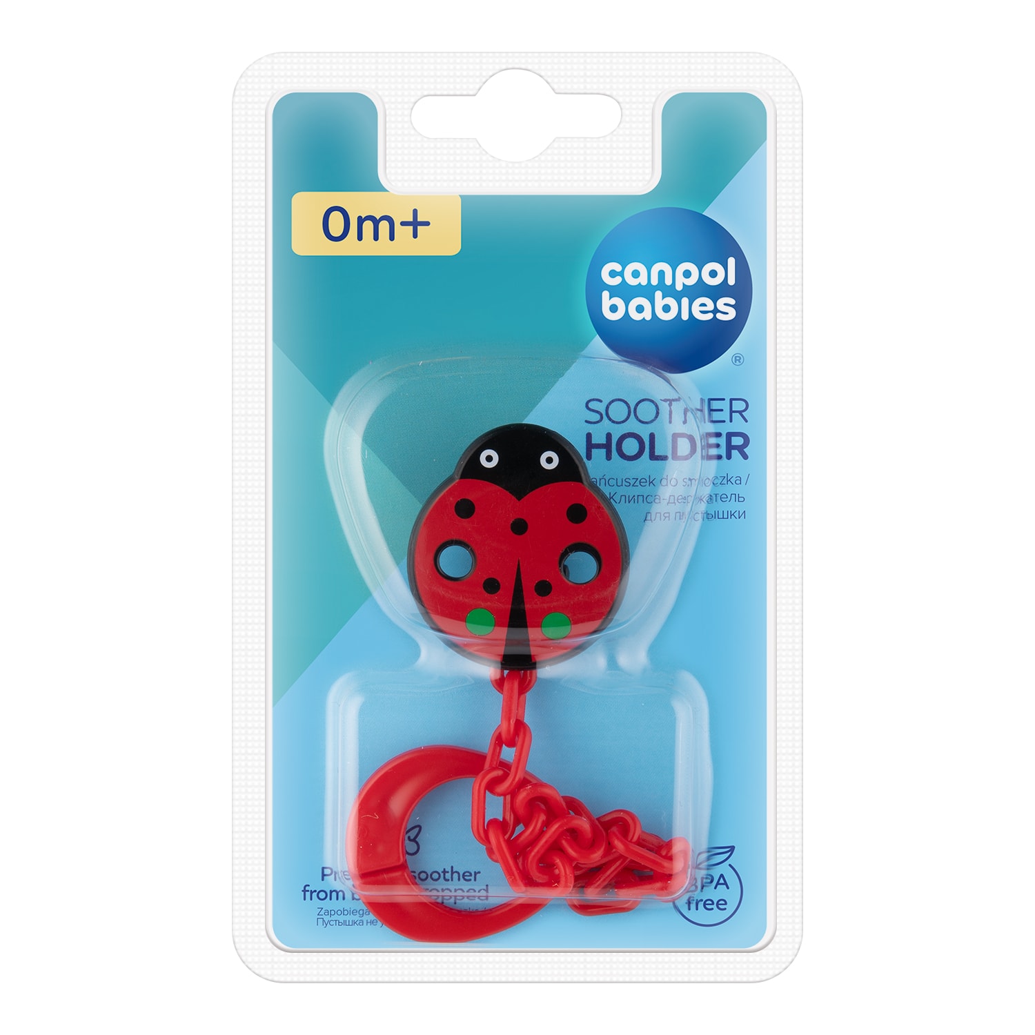 Canpol Attache Sucette Coccinelle Rouge – 10/873