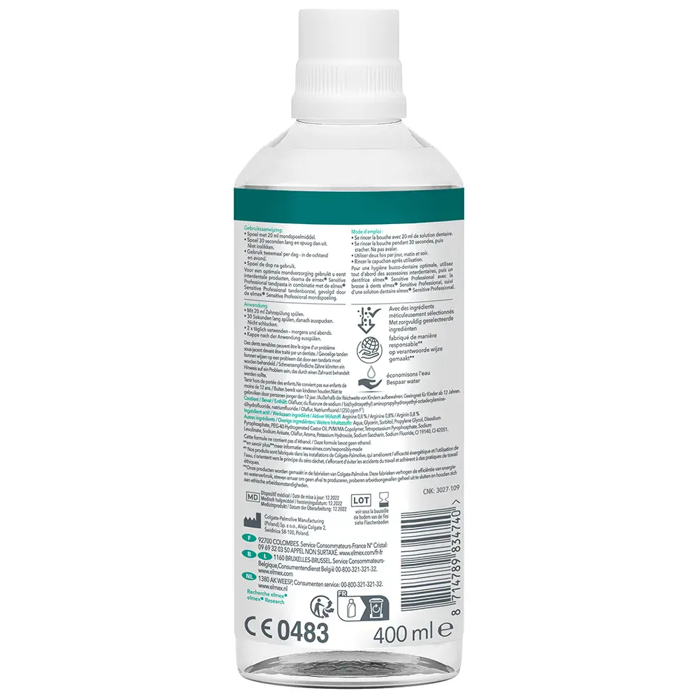 ELMEX Bain de Bouche Sensitive Original 400ml