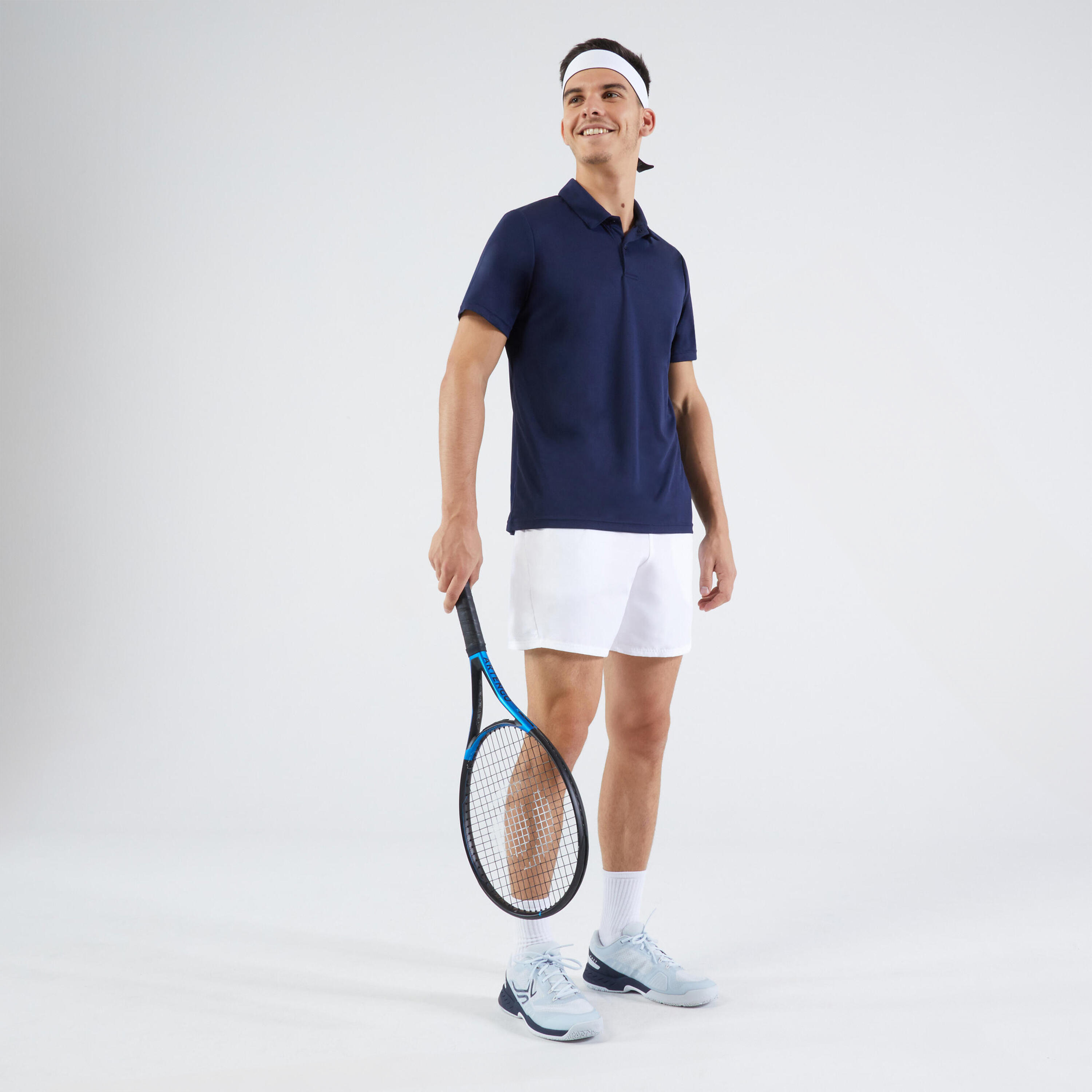 Polo de tennis manches courtes homme - Essential marine