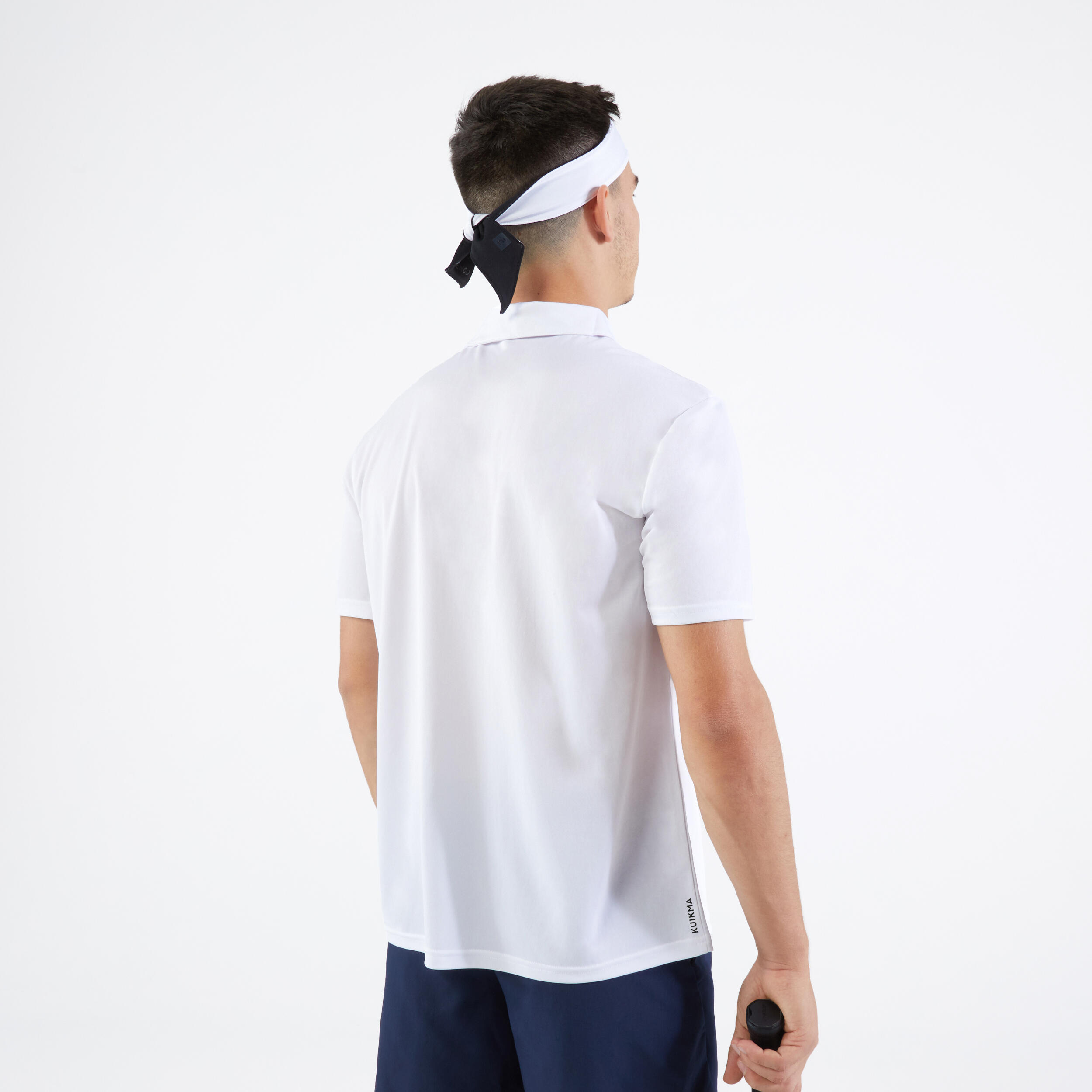 Polo de tennis manches courtes homme - Essential blanc