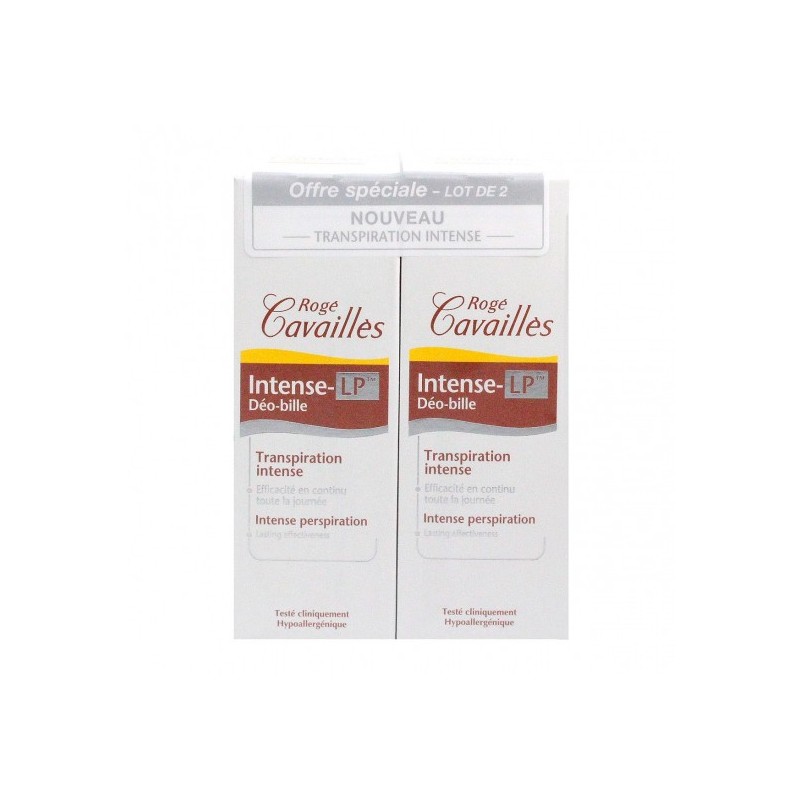 ROGE CAVAILLES Déo Intense LP Roll-on 40ml LOT 2