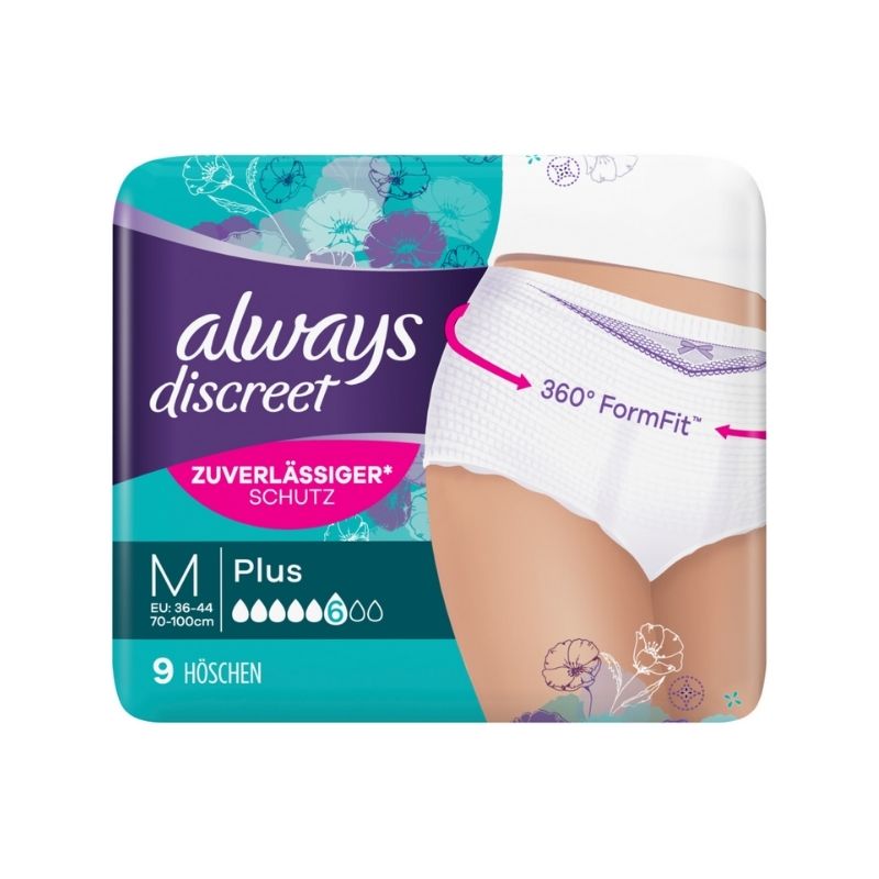 ALWAYS DISCREET PLUS M / 9 CULOTTES