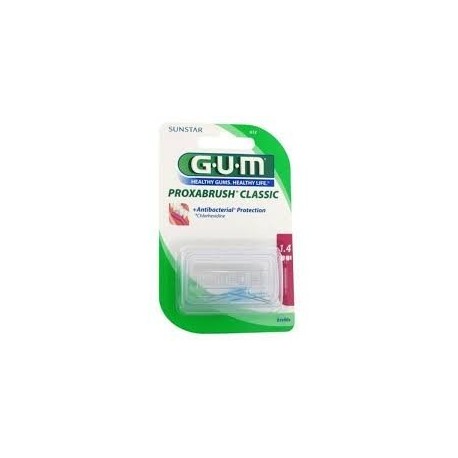 GUM brossettes fine cylindrique  boite de 8 (612)