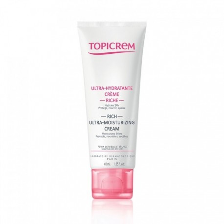 TOPICREM CREME ULTRA HYDRATANTE VISAGE RICHE, 40ml