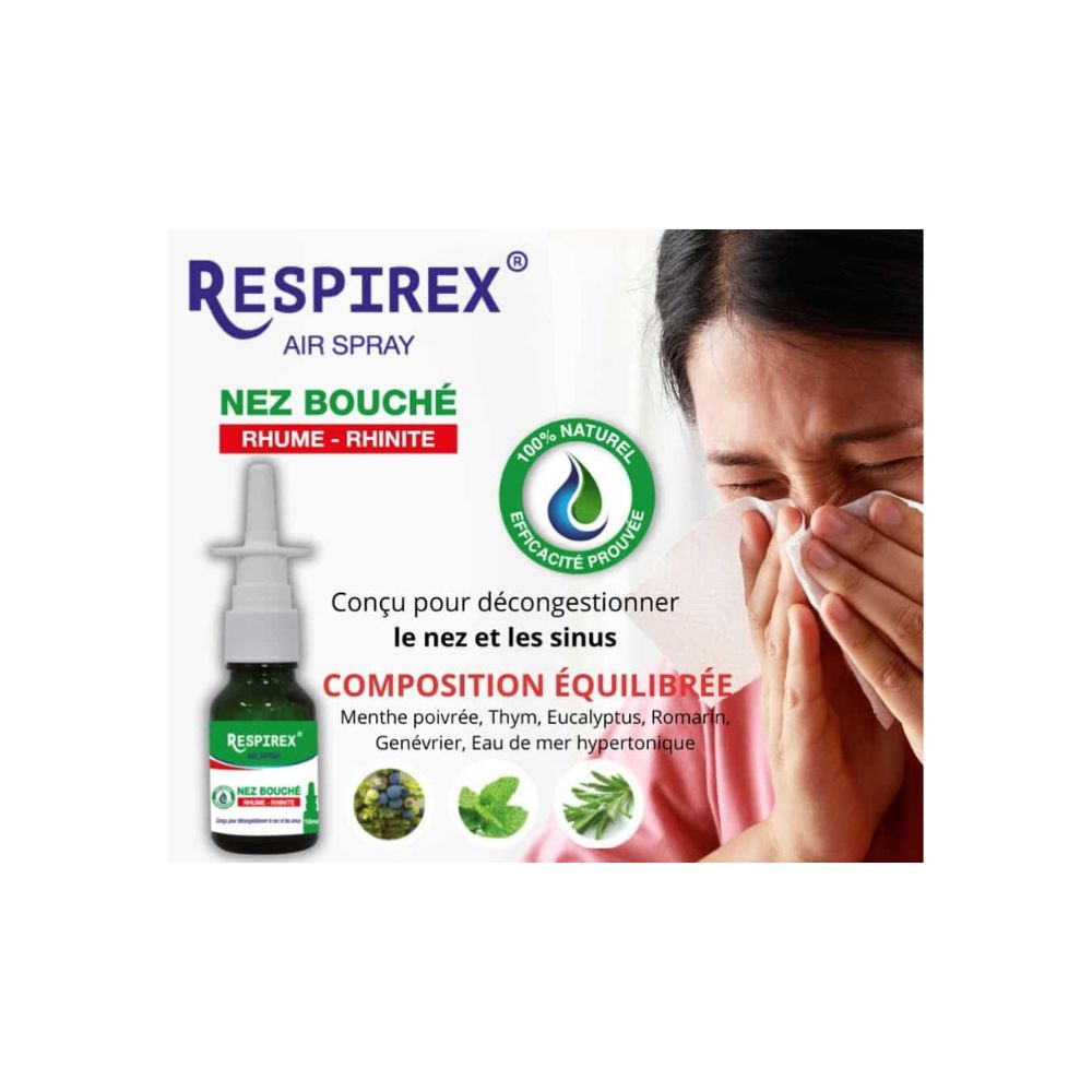 RESPIREX SPRAY NEZ BOUCHE 15ML