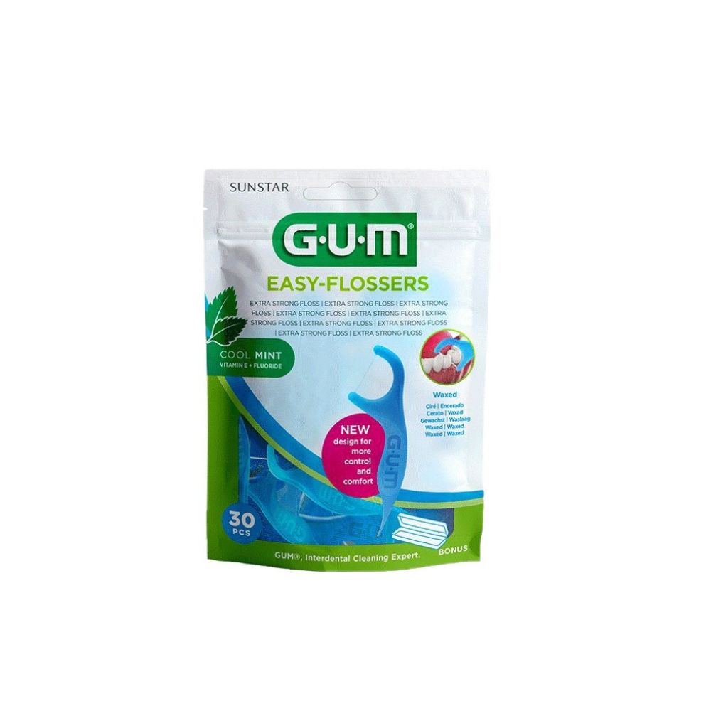 Gum Easy Flossers Porte Fil Dentaire 30Pcs (890)