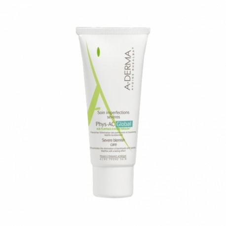 A-DERMA PHYS-AC GLOBAL SOIN IMPERFECTION SEVERES 40ML