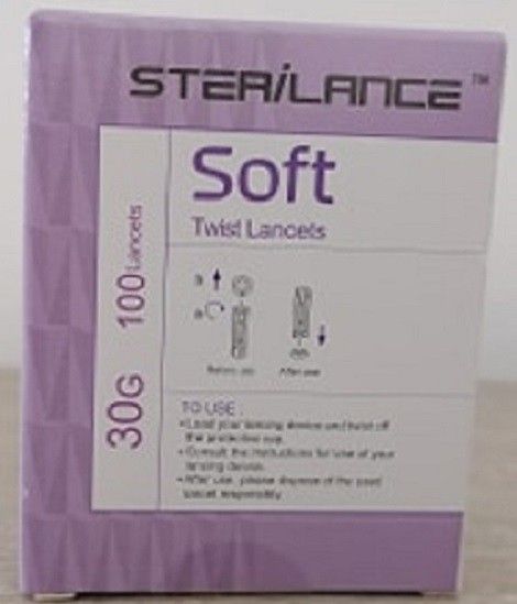 STERILANCE SOFT 100 LANCETTES