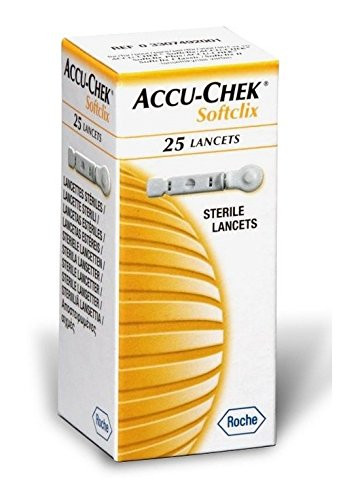 ACCU-CHEK SOFTCLIX LANCETTES 25 LANCETTES