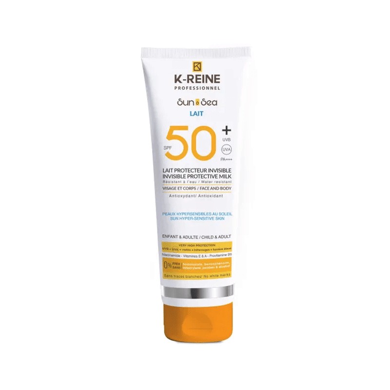 K-REINE LAIT PROTECTEUR INVISIBLE POUR VISAGE ET CORPS SPF50+ 250ML