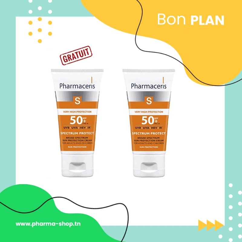 PHARMACERIS S SPECTRUM-PROTECT CREME HAUTE PROTECTION SPF50+ 50ML (2EME OFFERTE)