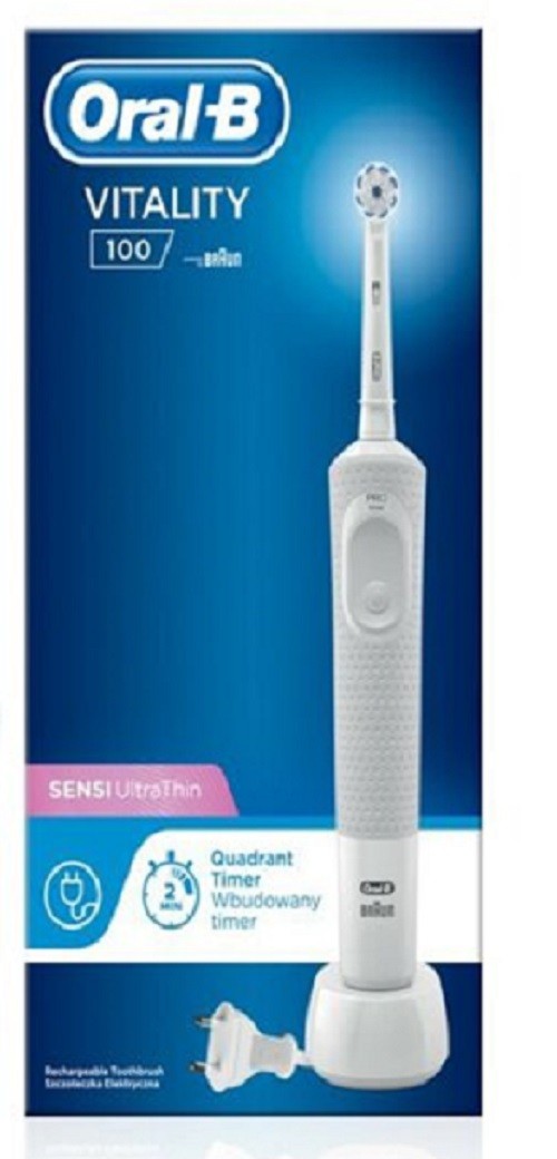ORAL B BROSSE A DENTS ELECTRIQUE SENSITIVE VITALITY D100 RECHARGEABLE