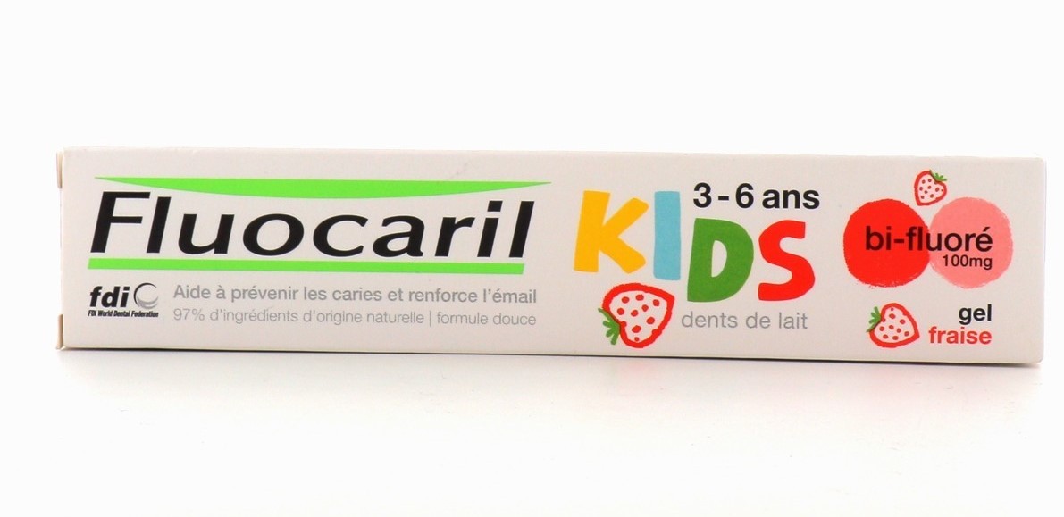 FLUOCARIL KIDS 3-6 ANS GEL DENTIFRICE BI-FLUORE FRAIS 50ML