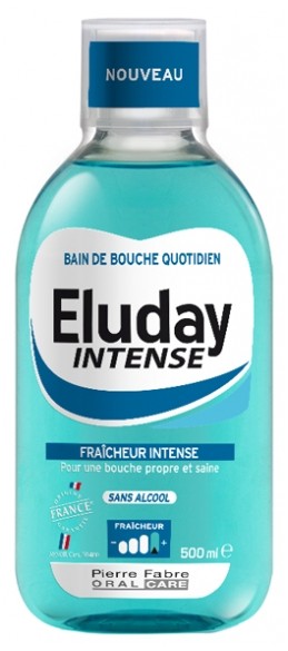 ELUDAY INTENSE BAIN DE BOUCHE QUOTIDIEN 500 ML