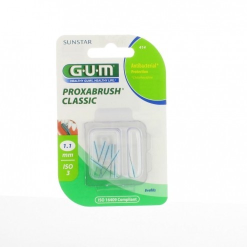 GUM BROSSETTES ULTRA FINE CONIQUE B/8 (414)