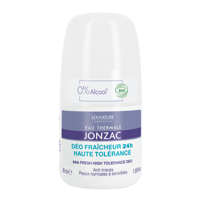 JONZAC DEO FRAICHEUR 24H ANTI TRACES PEAUX NORMALES A SENSIBLES 50ML