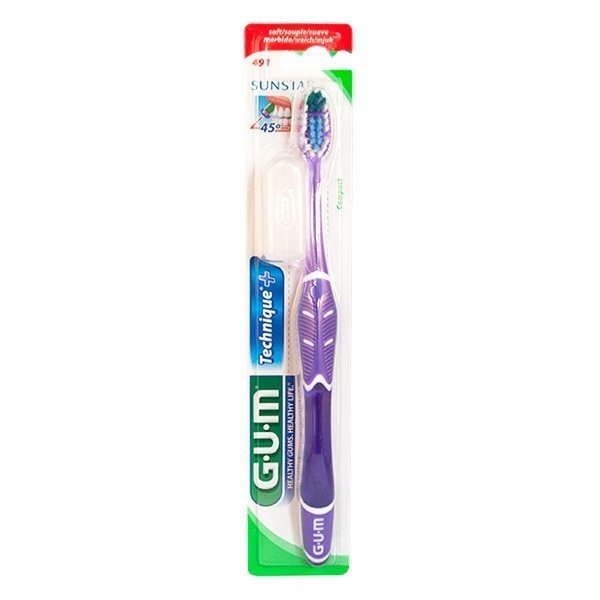 GUM BROSSE A DENTS TECHNIQUE COMPACT SOUPLE (491)