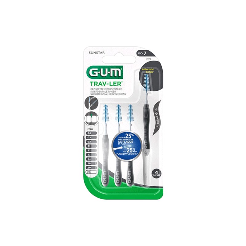 GUM TRAV-LER BROSSETTE INTERDENTAIRE B/4 (1619)