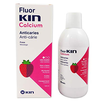 KIN FLUOR CALCIUM BAIN DE BOUCHE 500ML