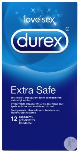 DUREX PRESERVATIF EXTRA SAFE BT 12