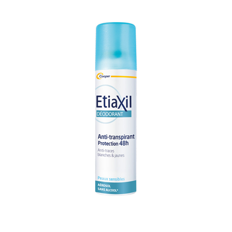 ETIAXIL AEROSOL DEODORANT ANTI TRANSPIRANT 48H ANTI TRACES 150ML