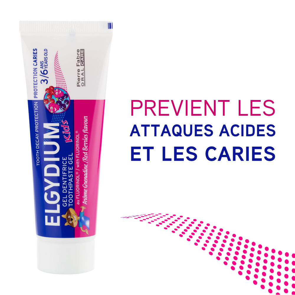 ELGYDIUM DENTIFRICE KIDS GRENADINE 50ML